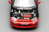 PREORDER Motorhelix 1/64 Honda Civic TYPE R (EK9) Red-Black Livery M65026 (Approx. Release Date: Q1 2026 and subject to the manufacturer's final decision)