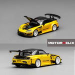 PREORDER Motorhelix 1/64 Honda S2000 J‘s Racing New Indy Yellow Pearl  M65146 (Approx. Release Date: Q1 2026 and subject to the manufacturer's final decision)