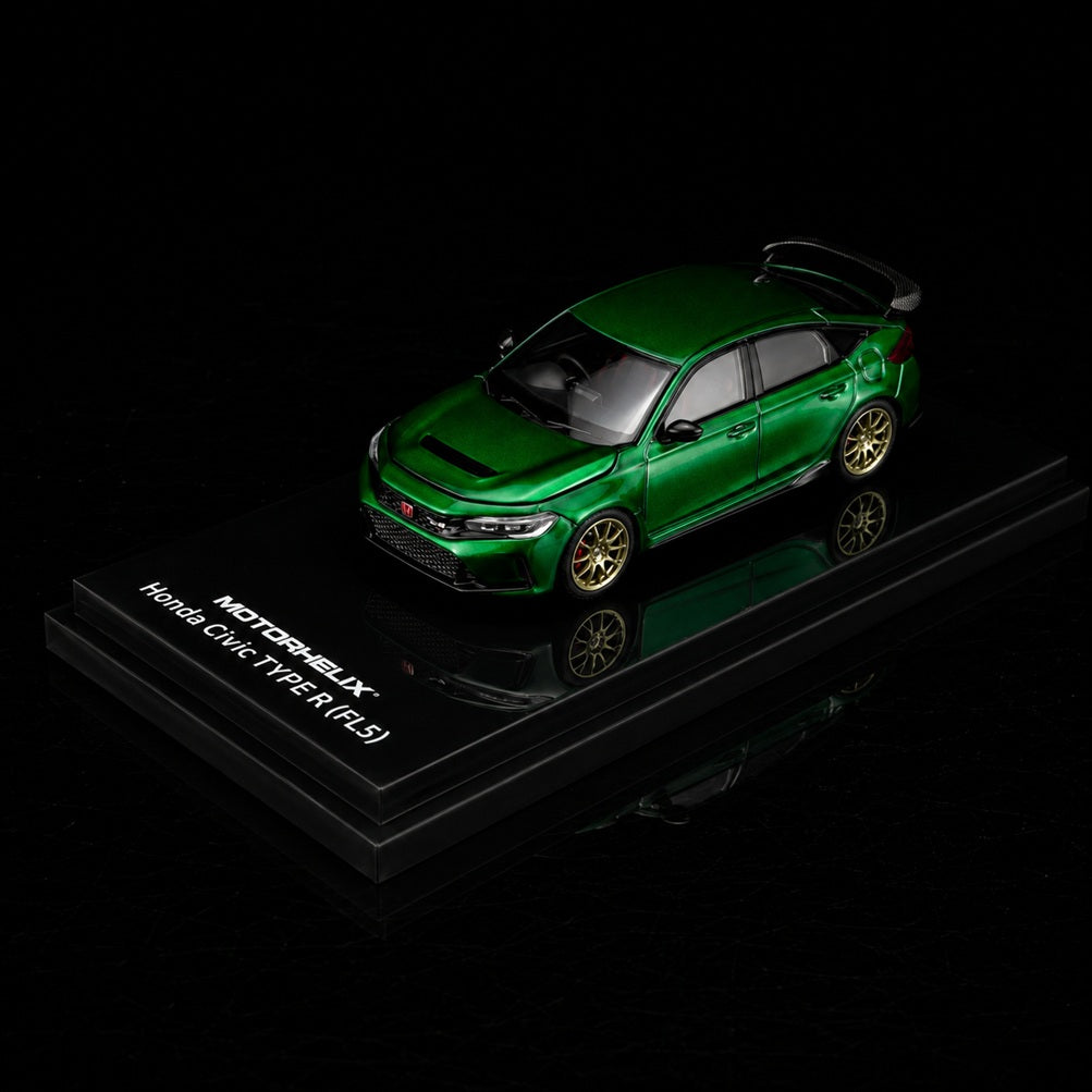 MOTORHELIX Honda Civic TYPE R (FL5) Metallic Green 2026 HEC Exclusive Edition M65342 Limited to 599 PCS **Limited to ONE per customer**