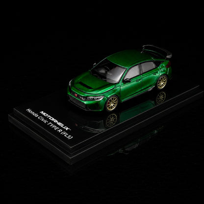 MOTORHELIX Honda Civic TYPE R (FL5) Metallic Green 2026 HEC Exclusive Edition M65342 Limited to 599 PCS **Limited to ONE per customer**