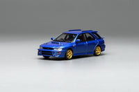 PREORDER Motorhelix 1/64 Subaru Impreza Wagon WRX STi Version VI (GC8) Customized World Rally Blue Mica M67101 (Approx. Release Date: Q1 2026 and subject to the manufacturer's final decision)
