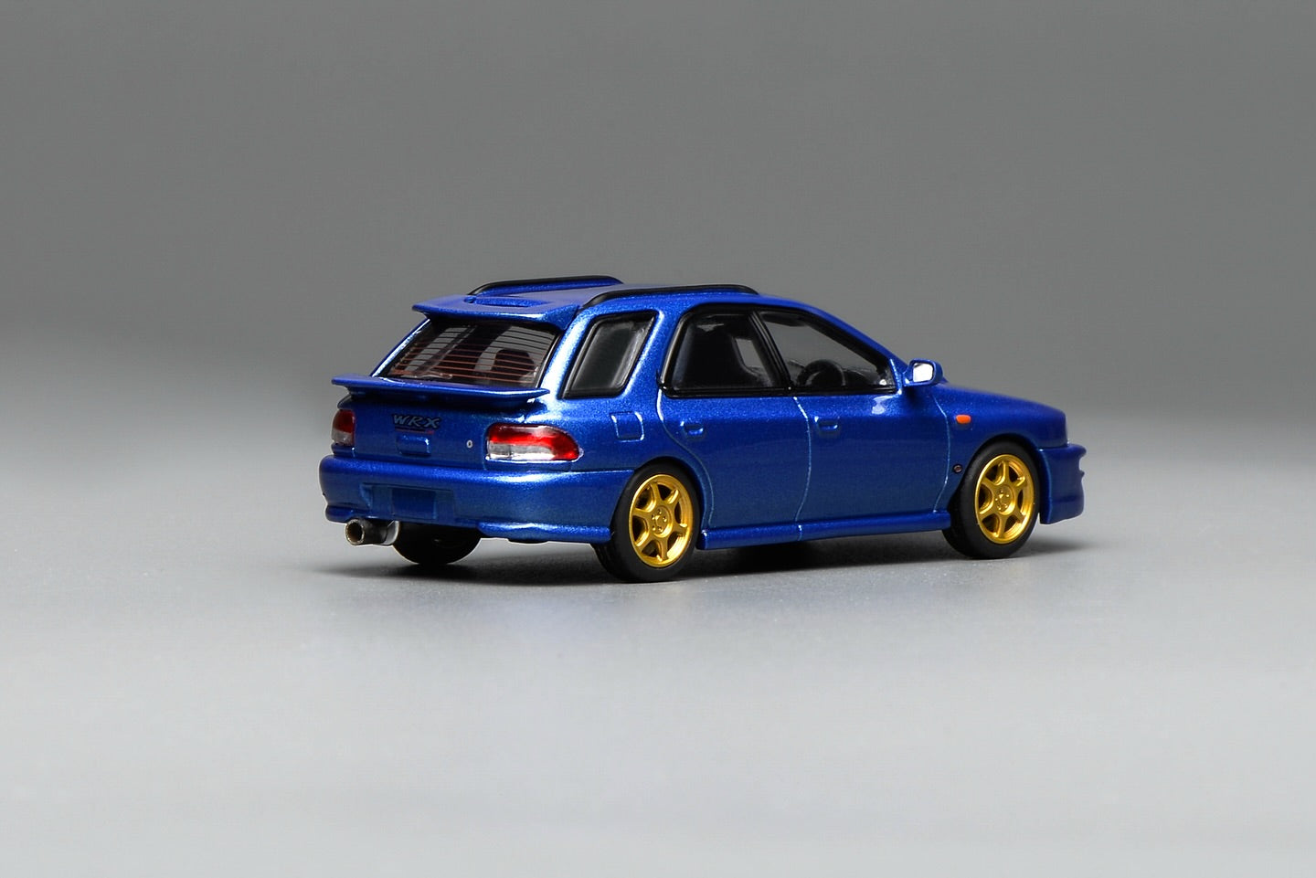 Motorhelix 1/64 Subaru Impreza Wagon WRX STi Version VI (GC8) Customized World Rally Blue Mica M67101