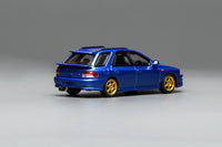 PREORDER Motorhelix 1/64 Subaru Impreza Wagon WRX STi Version VI (GC8) Customized World Rally Blue Mica M67101 (Approx. Release Date: Q1 2026 and subject to the manufacturer's final decision)