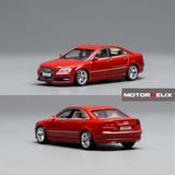 PREORDER Motorhelix 1/64 Audi S8 2008 Misano red M68215 (Approx. Release Date: Q2 2026 and subject to the manufacturer's final decision)