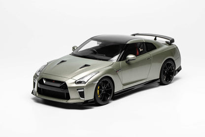 MOTORHELIX 1/18 Nissan GT-R (R35) Track Edition Engineered by NISMO T-Spec 2022 Millennium Jade limited to 599 units M63515