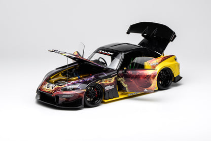PREORDER Motorhelix 1/18 Honda S2000 J'S Racing Maou 2013 (Approx. Release Date: Q2 2026 and subject to the manufacturer's final decision)