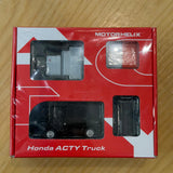 MOTORHELIX 1/64 Honda Acty Truck Customized Black - Limited 600 pcs Worldwide - M65605