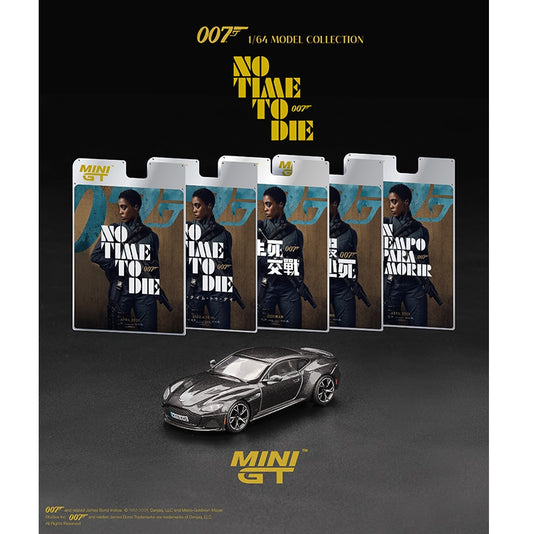 PREORDER MINI GT 1/64 Aston Martin DBS James Bond 007 ” No Time To Die” – English Packaging – Limited Edition MGT00904-007E (Approx. Release Date : Q3 2025 subject to manufacturer's final decision)