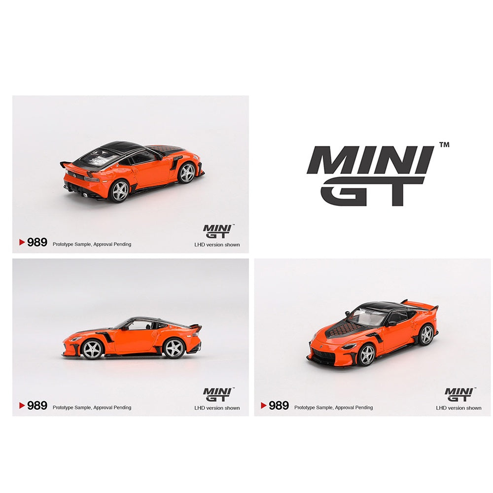 PREORDER MINI GT 1/64 Nissan Z VeilSide FFZ400 – Orange