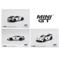 PREORDER MINI GT 1/64 Porsche 911 Dakar Rally 1974 – White MGT01009-BL (Approx. Release Date : Q4 2025 subject to manufacturer's final decision)