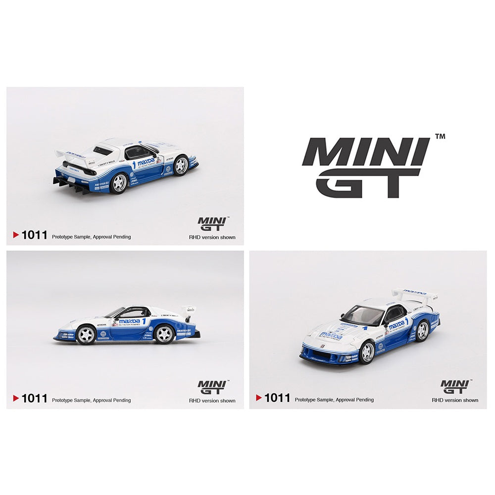 PREORDER MINI GT 1/64 MAZDA RX-7 LB-Super Silhouette IMSA MGT01011-BL (Approx. Release Date : Q3 2025 subject to manufacturer's final decision)