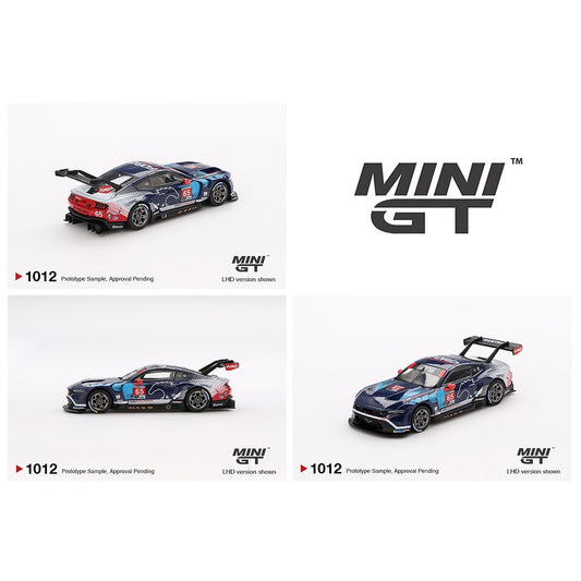 PREORDER MINI GT 1/64 Ford Mustang GT3 #65 Ford Multimatic Motorsports 2024 IMSA Daytona 24 Hrs MGT01012-BL (Approx. Release Date : Q3 2025 subject to manufacturer's final decision)