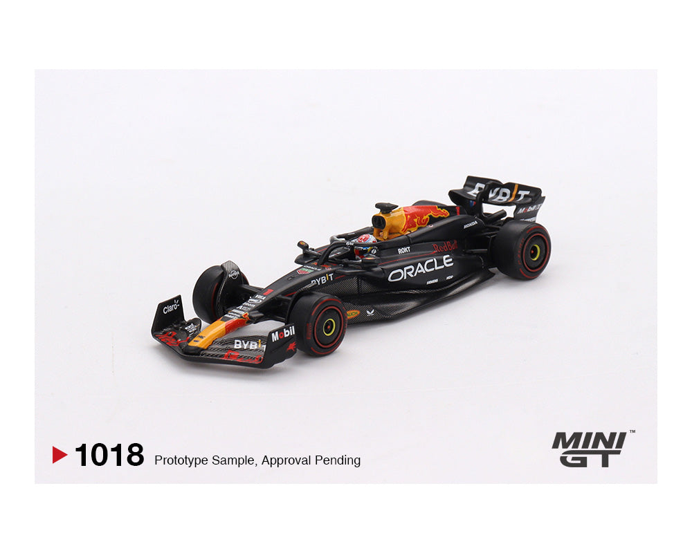 PREORDER MINI GT 1/64 Oracle Red Bull Racing RB20 #1 Max Verstappen 2024 F1 2024 Bahrain GP Winner MGT01018-BL (Approx. Release Date : Q3 2025 subject to manufacturer's final decision)