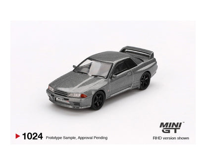 PREORDER MINI GT 1/64 Nissan Skyline GT-R (NISMO BNR32 CRS Version) – Dark Metal Gray MGT01024-BL (Approx. Release Date : Q3 2025 subject to manufacturer's final decision)