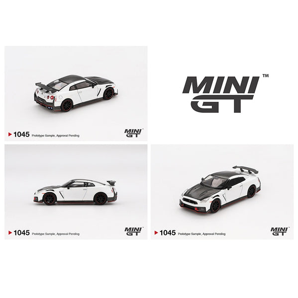 PREORDER MINI GT 1/64 Nissan GT-R Nismo 2024 – Brilliant White Pearl MGT01045-BL (Approx. Release Date : Q4 2025 subject to manufacturer's final decision)