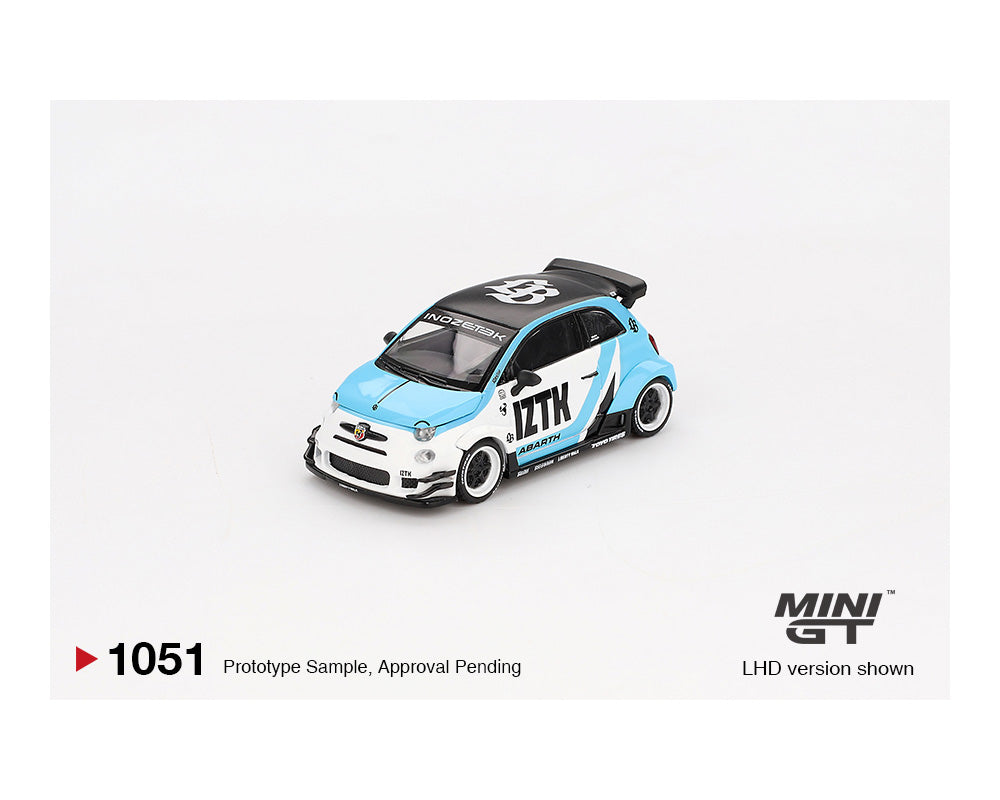 MINI GT 1/64 Abarth 595 LB-WORKS x Abas Works IZTK MGT01051-BL