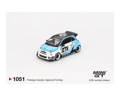 MINI GT 1/64 Abarth 595 LB-WORKS x Abas Works IZTK MGT01051-BL