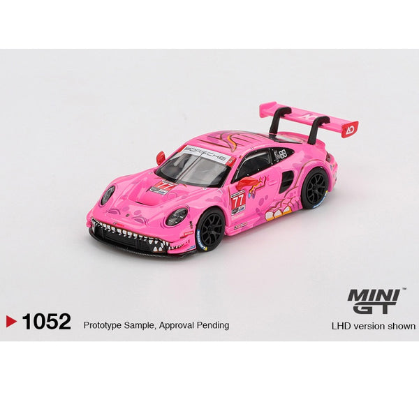 PREORDER MINI GT 1/64 Porsche 911 GT3 R #77 AO Racing 2024 IMSA ROAD AMERICA MGT01052-BL (Approx. Release Date : Q4 2025 subject to manufacturer's final decision)