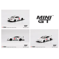 PREORDER MINI GT 1/64 Nissan LB-Super Silhouette S15 SILVIA ATHLETE – White MGT01054-BL (Approx. Release Date : Q4 2025 subject to manufacturer's final decision)