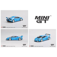 PREORDER MINI GT 1/64 LB★WORKS Lamborghini Huracán GT GRAVITY – Blue MGT01055-BL (Approx. Release Date : Q4 2025 subject to manufacturer's final decision)