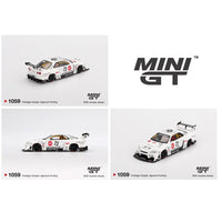 PREORDER MINI GT 1/64 Nissan LB-ER34 Super Silhouette ATHLETE/COLLET – White MGT01059-BL (Approx. Release Date : Q4 2025 subject to manufacturer's final decision)