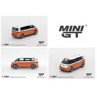 PREORDER MINI GT 1/64 Volkswagen ID.Buzz – Candy White / Energetic Orange MGT01061-BL (Approx. Release Date : Q4 2025 subject to manufacturer's final decision)