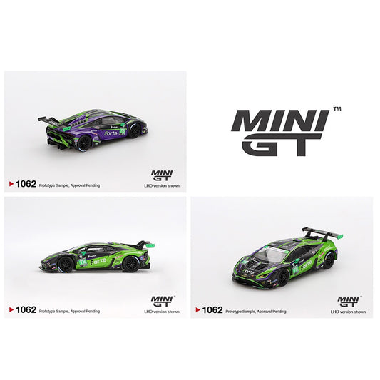 MINI GT 1/64 Mini GT 1:64 Lamborghini Huracán GT3 EVO2 #78 Forte Racing 2024 IMSA Daytona 24 Hrs MGT01062-BL