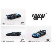 PREORDER MINI GT 1/64 Bugatti Bolide Presentation – Black Blue MGT01063-BL (Approx. Release Date : Q4 2025 subject to manufacturer's final decision)