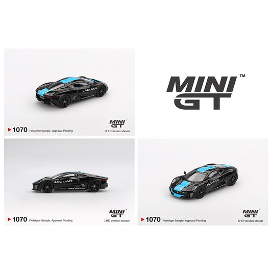 MINI GT 1/64 Jaguar C-X75 – Black MGT01070-BL