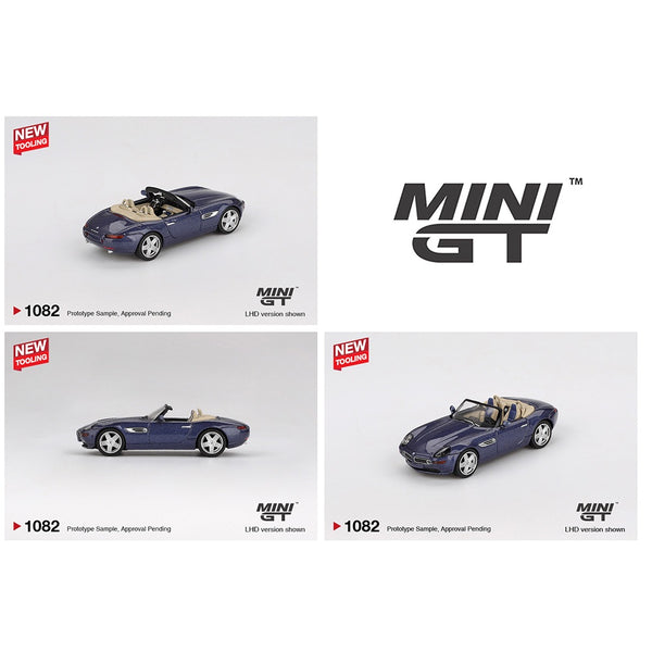 PREORDER MINI GT 1/64 BMW Z8 Alpina – Alpine Blue MGT01082-BL (Approx. Release Date : Q4 2025 subject to manufacturer's final decision)