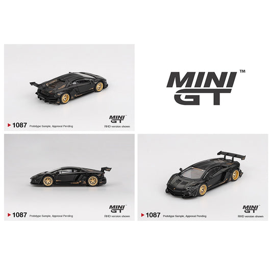 PREORDER MINI GT 1/64 LB-WORKS Lamborghini Aventador Limited Edition – Matte Black MGT01087-BL(Approx. Release Date : Q4 2025 subject to manufacturer's final decision)