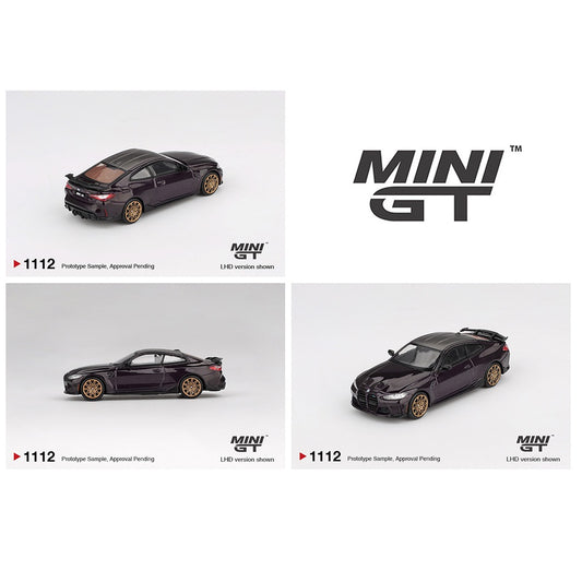 PREORDER MINI GT 1/64 BMW M4 M-Performance (G82) – Daytona Violet MGT01112-BL (Approx. Release Date : Q4 2025 subject to manufacturer's final decision)
