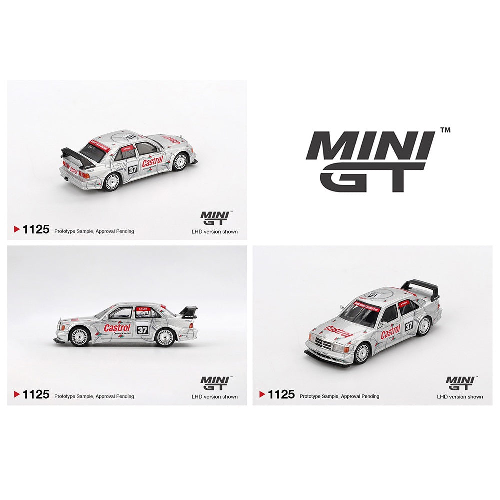 PREORDER MINI GT 1/64 Mercedes-Benz 190E 2.5-16 Evolution II #37 1995 SE Asia Touring Car Championship MGT01125-BL (Approx. Release Date : Q4 2025 subject to manufacturer's final decision)