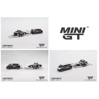 PREORDER MINI GT 1/64 Porsche 911 Dakar #718 / Volkswagen ID. Buzz Porsche Centrum Gelderland Roughroads Set MGTS0019 (Approx. Release Date : Q4 2025 subject to manufacturer's final decision)