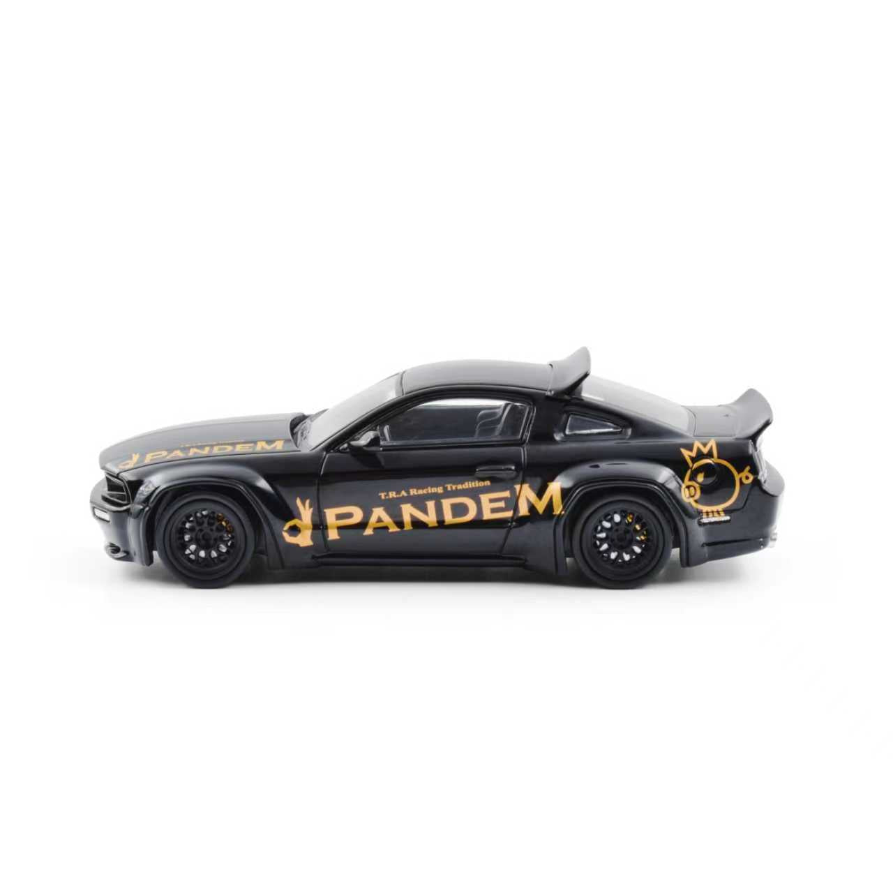 PREORDER MODELMODEL 1/64 Pandem Mustang Black MM64-PM-002 (Approx. Release Date: Q1 2026 and subject to the manufacturer's final decision)