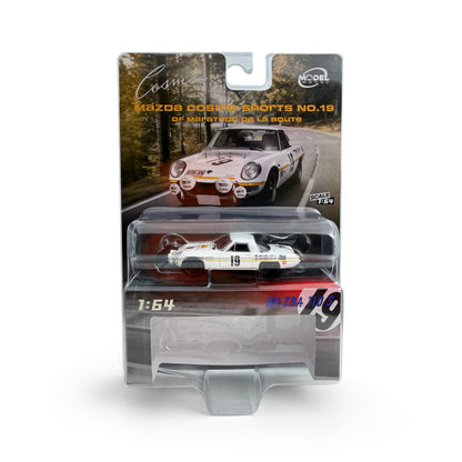 PREORDER MODELMODEL 1/64 Mazda Cosmo Sport No.19 of Marathon De La Route 1968 (BLISTER PACK) MM64-MCS-001 (Approx. Release Date: Q2 2026 and subject to the manufacturer's final decision)