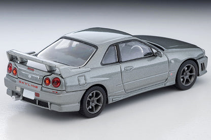 TOMYTEC TLVN 1/64 Nissan Skyline 2-door sports coupe 25GT TURBO with optional parts (silver) 2000 LV-N353a