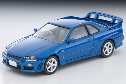 TOMYTEC TLVN 1/64 Nissan Skyline 2-door sports coupe 25GT TURBO with optional parts (blue) 2000 LV-N353b