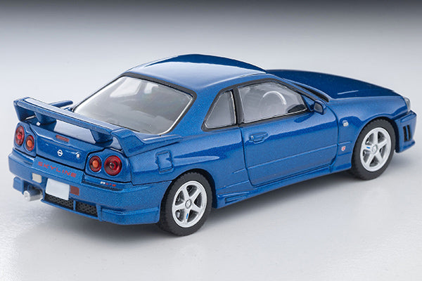 TOMYTEC TLVN 1/64 Nissan Skyline 2-door sports coupe 25GT TURBO with optional parts (blue) 2000 LV-N353b