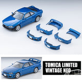 PREORDER TOMYTEC TLVN 1/64 Nissan Skyline 2-door sports coupe 25GT TURBO with optional parts (blue) 2000 LV-N353b (Approx. Release Date : NOV 2025 subject to manufacturer's final decision)