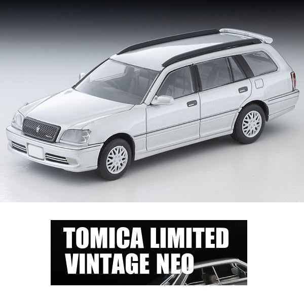 TOMYTEC TLVN 1/64 Toyota Crown Estate Athlete V (Silver) 2001 LV-N355a