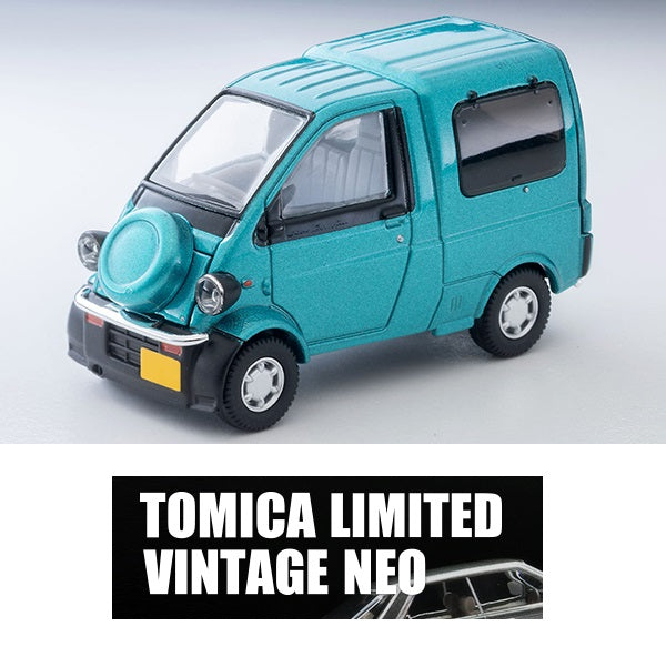 TOMYTEC TLVN 1/64 Daihatsu Midget II Cargo R Type (Emerald Green) 1997 LV-N362a