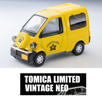 TOMYTEC TLVN 1/64 Daihatsu Midget II Cargo R Type with optional accessories (yellow) 1997 LV-N362b