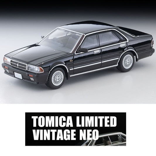 PREORDER TOMYTEC TLVN 1/64 Nissan Cedric HT V20 Twin Cam Turbo Gran Turismo Black SV 1990 LV-N368a (Approx. Release Date : JUNE 2026 subject to manufacturer's final decision)