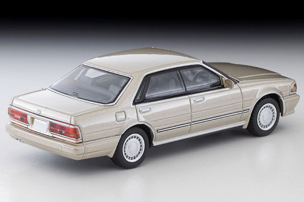 PREORDER TOMYTEC TLVN 1/64 Nissan Cedric HT V20 Twin Cam Turbo Gran Turismo SV (Yellowish Silver) 1989 LV-N368b (Approx. Release Date : JUNE 2026 subject to manufacturer's final decision)