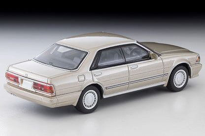 PREORDER TOMYTEC TLVN 1/64 Nissan Cedric HT V20 Twin Cam Turbo Gran Turismo SV (Yellowish Silver) 1989 LV-N368b (Approx. Release Date : JUNE 2026 subject to manufacturer's final decision)
