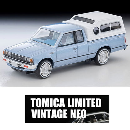 PREORDER TOMYTEC TLVN 1/64 Nissan Truck King Cab (Blue Mist) North American Specification LV-N374a (Approx. Release Date : AUG 2026 subject to manufacturer's final decision)