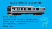 TRANE N Scale Train No. 34 E233 Series 1000th Generation Keihin Tohoku