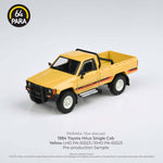 PARA64 1/64 1984 Toyota Hilux – Single Cab Yellow LHD PA-55523