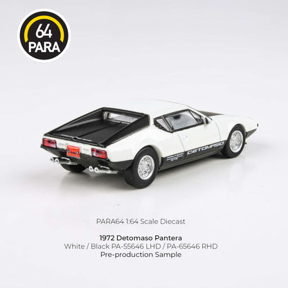 PARA64 1/64 1972 De Tomaso Pantera White / Black PA-55646 LHD